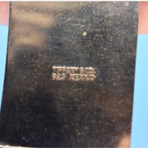 Tiffany & Co Wide Ribbed Bracelet Vintage, Rare, Sterling Silver, Mexico - Picture 4 of 7